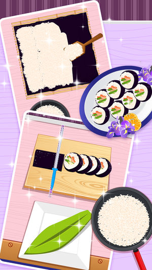 制作美味寿司 - 做饭儿童游戏大全