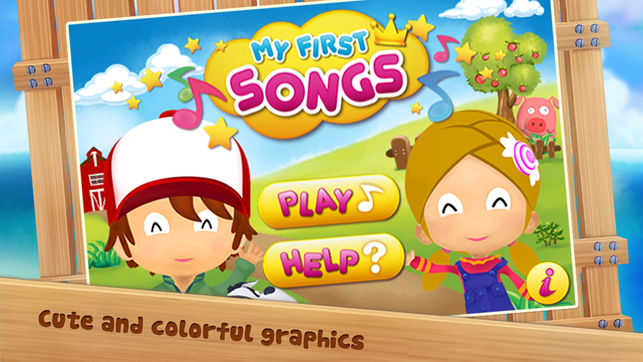 My First Songs for iPhone - Music game for kids and toddlers. Catch the rhythm and sing along popular children songs!