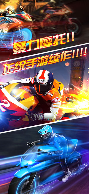 暴力摩托3d·赛车:全民天天飞车游戏