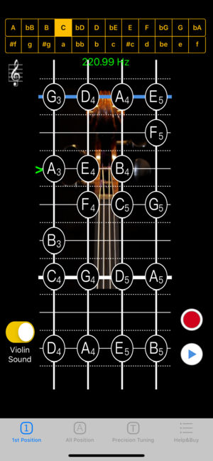小提琴调音器-音准练习伴侣