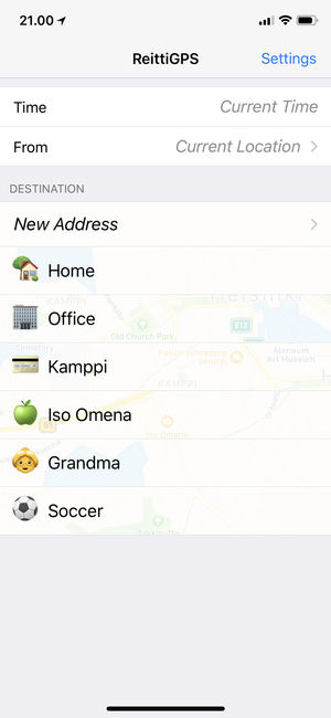 ReittiGPS (Reittiopas Journey Planner)