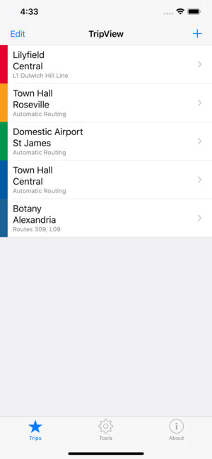 TripView - Sydney & Melbourne