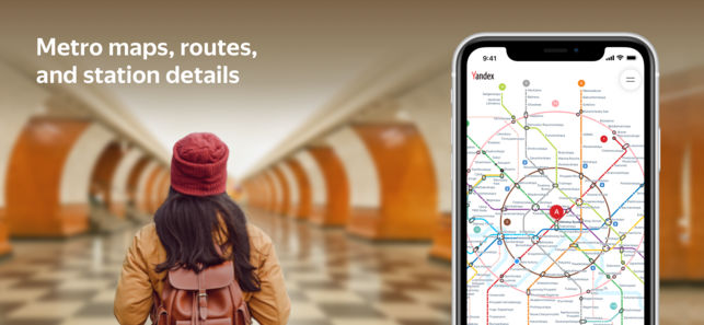 Yandex.Metro — detailed metro map and route times