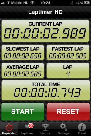 高清赛车立定时器