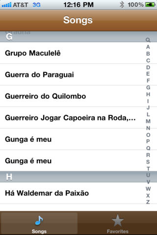 Capoeira Songs