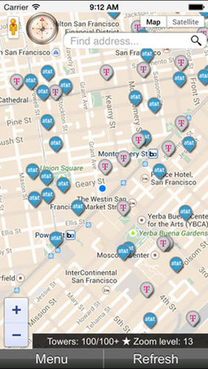 Find Tower - Locate 3G 4G antenna to boost signal