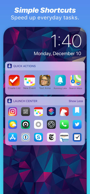 Launch Center Pro - Shortcut launcher & workflows