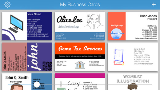 名片制作商 - 设计和打印名片