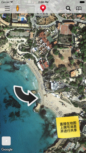 在谷歌地图中使用专业版地图