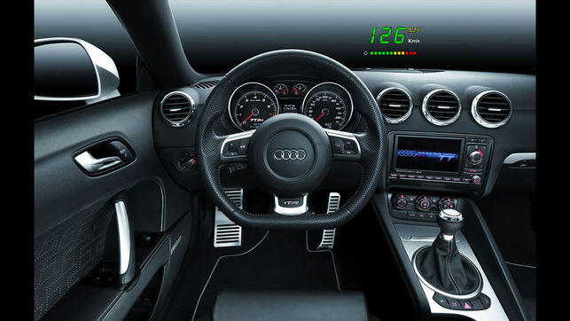 语音抬头显示 - 基于GPS带语音提示的HUD时速表应用