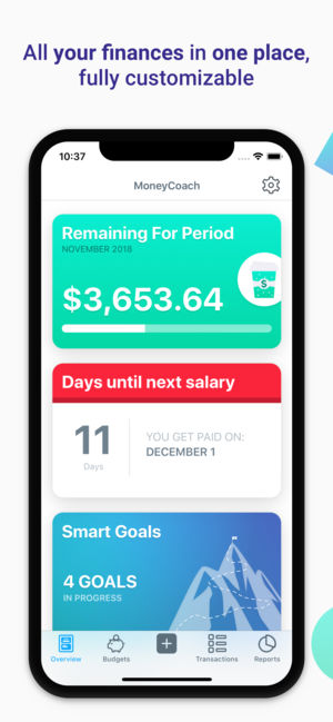 个人理财和预算经理 MoneyCoach